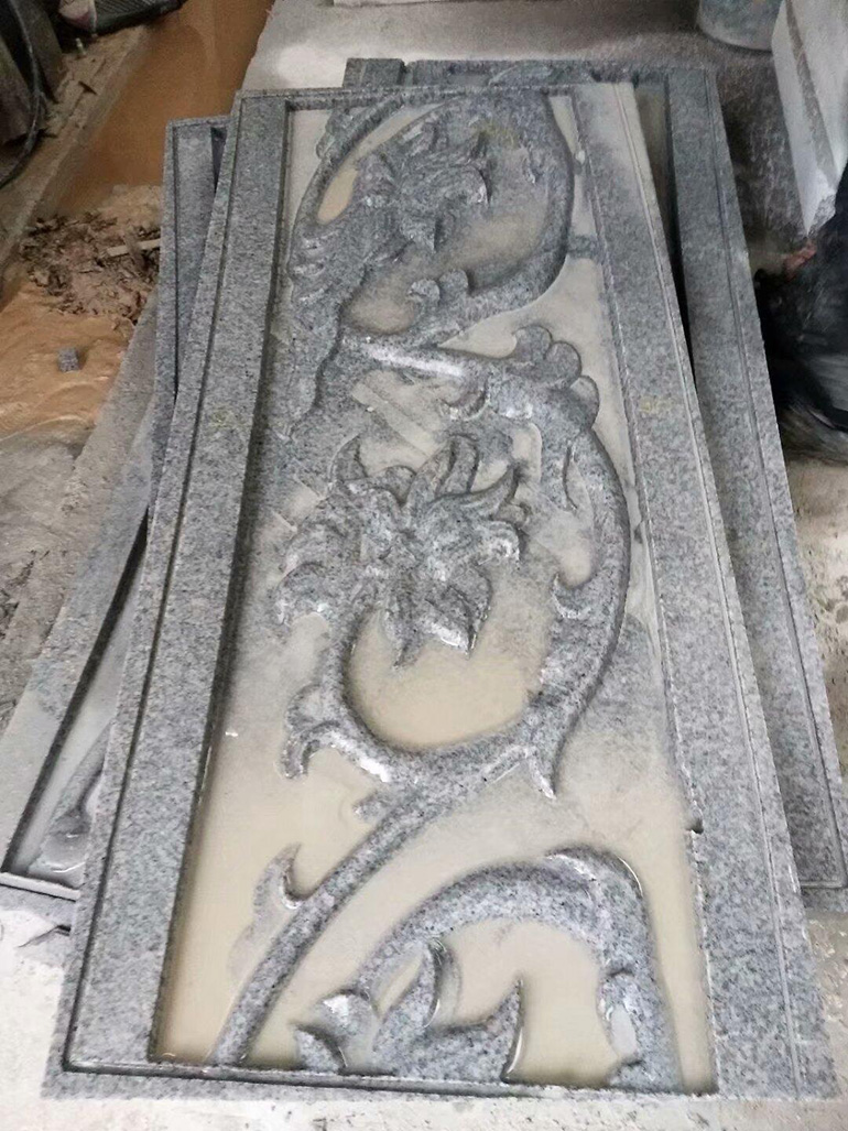 石碑雕刻機(jī)制作樣品展示 Stele carving mechanism for sample display